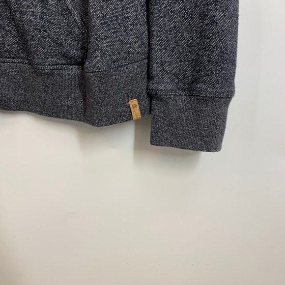 TenTree Men's Spacedye Full Zip Hoodie Textured Gray Casual‎ Everyday Activewear - Picture 5 of 12